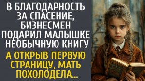 История из жизни как бизнесмен подарил девочке за своё спасение необычную книгу