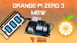 Тестирование одноплатного ПК Orange Pi Zero 3 - Тест MBW - Бенчмарк