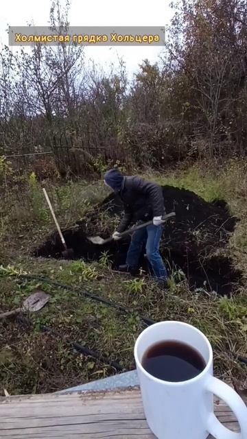 Холмистая грядка Зеппа Хольцера. Теплая грядка.