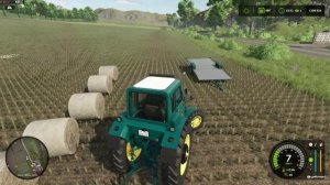 Farming Simulator 2025- Дары Кавказа уборка тюков.