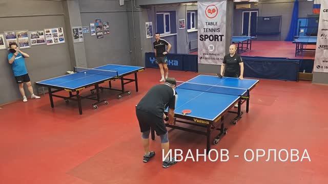 Иванов В. (492) - Орлова О. (464) RTTF турнир по настольному теннису ТТСПОРТ 25.02