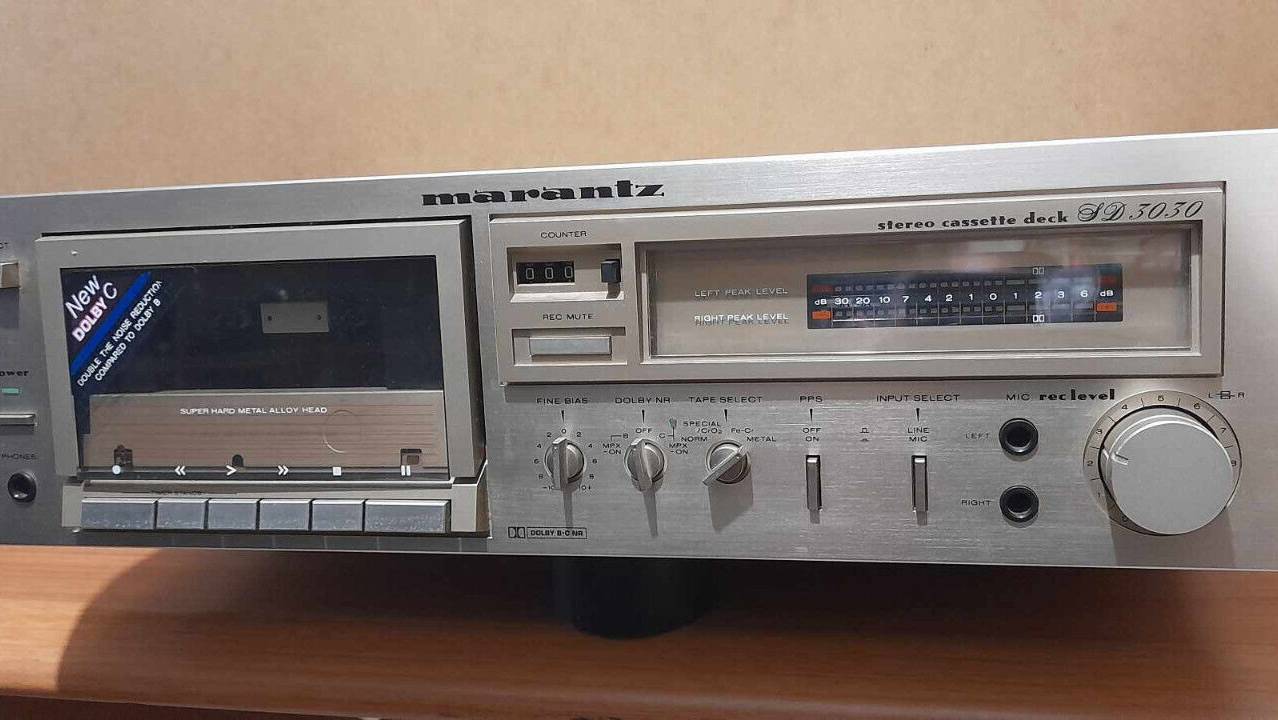Винтажная стереокассетная дека Marantz SD3030-Япония-1981-1983-год