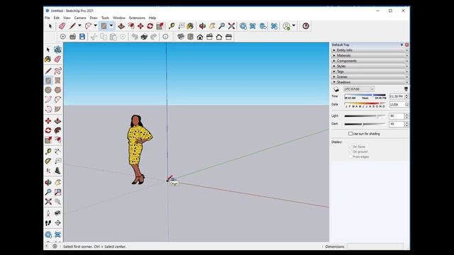 SketchUp 2021 Interface