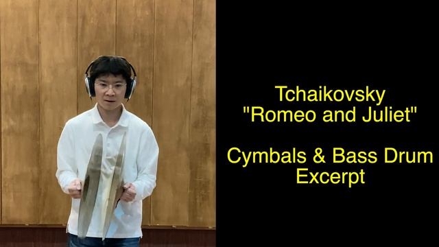 Tchaikovsky: Romeo And Juliet Cymbals & Bass Drum excerpt [N to P]
