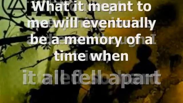 Linkin Park - In The End Karaoke смотреть онлайн