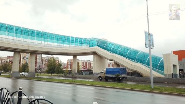 Эпичный надземный переход в городе Костанай смотреть онлайн