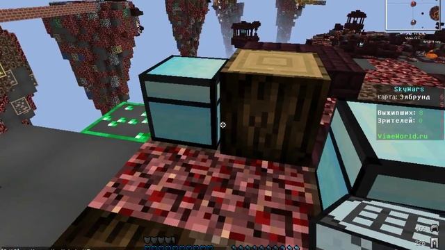 Mini-games Minecraft (победа в BlockParty и Skywars) смотреть онлайн