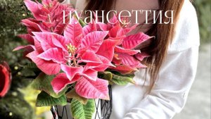 Пуансетия из полимерной глины МК