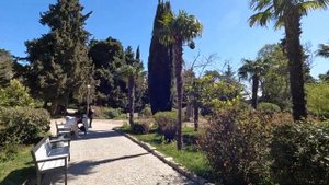 ФОРОС. ЮЖНЫЙ БЕРЕГ КРЫМА. ПАРК. ПЛЯЖ. АПРЕЛЬ 2024. #крым #форос #crimea