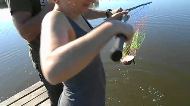 Щука на водоеме "Дашкины пруды" 21.06.2014 смотреть онлайн