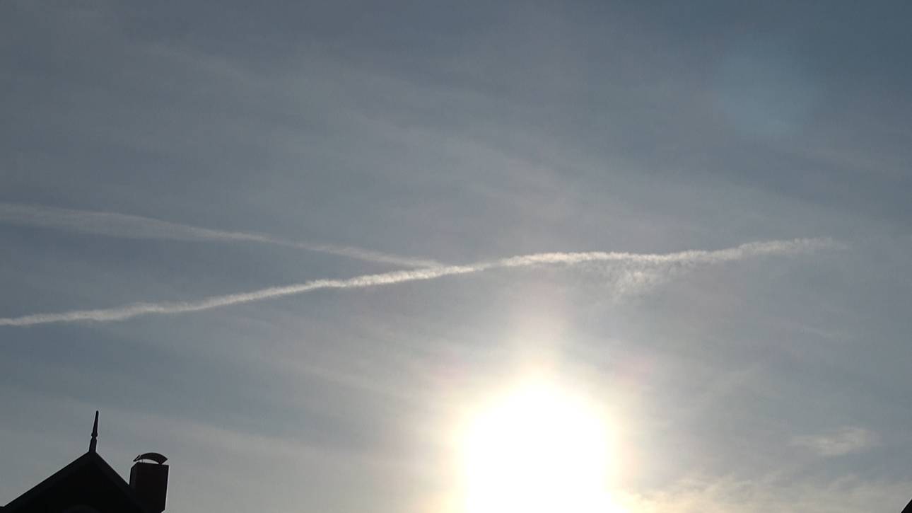 NATO Flugverkehr Wetterwaffen Chemtrails offiziell Wittenburg MV 20.02.2025