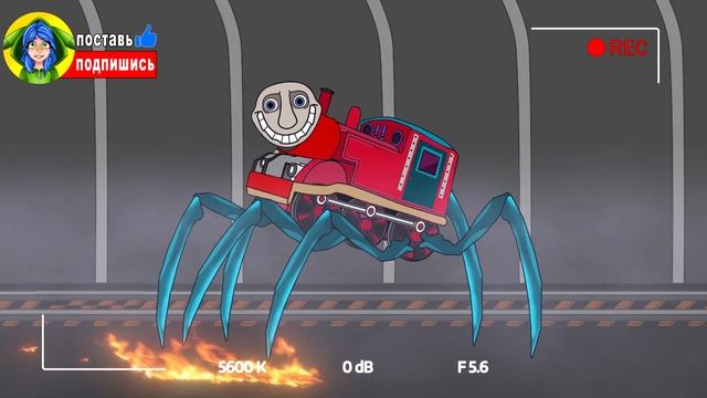 ЧЕЛОВЕК ЗА ОКНОМ СТАЛ ЧУ ЧУ ЧАРЛЬЗ ПОЕЗД-ПАУК! ► ПЕСНЯ Choo-Choo Charles Анимации