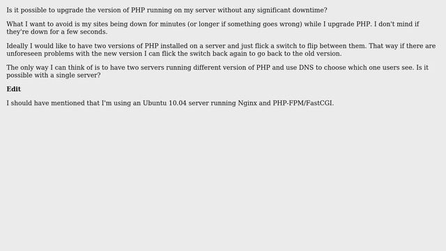 DevOps & SysAdmins: How to upgrade PHP version without any downtime? (2 Solutions!!) смотреть онлайн