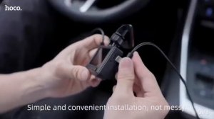 HOCO DV3 กล้องติดรถยนต์แบบคู่ หน้ารถ+หลังรถ จอ 2.45นิ้ว กลางคืนชัด ละเอียดสูง 1080P / 30 FPS