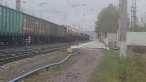 Столкновение грузовых поездов