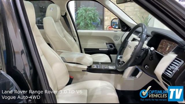 Land Rover Range Rover 3.0 TD V6 Vogue Auto 4WD - Optimum Vehicles Ltd смотреть онлайн