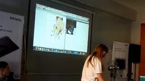 Karina Kinossian (Bang! Bang! studio illustrator), live drawing session
