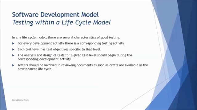 ISTQB Foundation Level | 2.1 Software Development Models | Testing in SDLC | ISTQB Tutorials