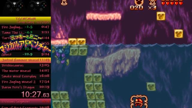 The Great Circus Mystery SNES Emu AnyCoopEasy Speedrun  20:15