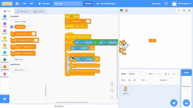 How to code "up to 30" mini game on scratch || episode 1 смотреть онлайн