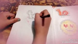 Рисуем улитку по клеточкам!!