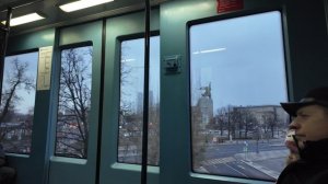 Поездка на монорельсе в Москве