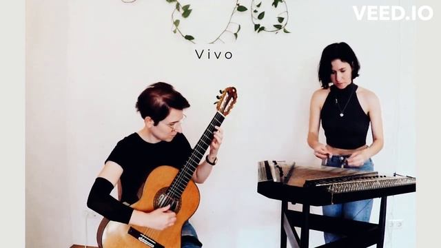 Duo Laetus Hackbrett  Guitar Valses poeticos by Enrique Granados Part 2