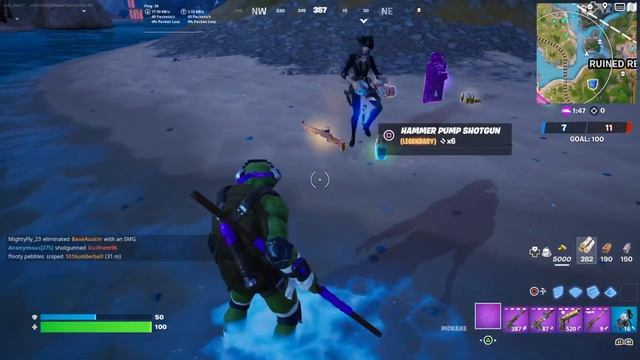 Fortnite [PS4] Gameplay Clip | Battle Royale Gameplay 178 | Team Rumble with Donatello смотреть онлайн