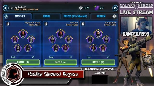 RSG Saturday Night - 4/29/2017 | Star Wars: Galaxy of Heroes #swgoh смотреть онлайн