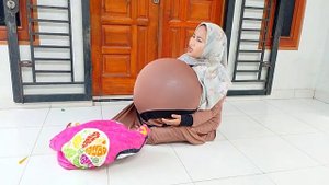 Drama Lucu 😂🥰😍 Ibu Hamil Sakit Perut Melahirkan Di Dalam Selimut Hello Kitty 🍓🎉💖