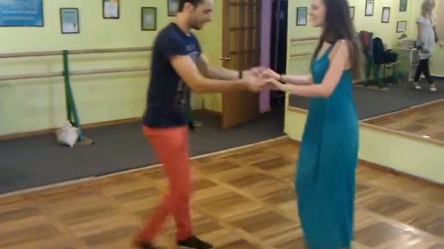 Salsa cubano lesson #4 смотреть онлайн