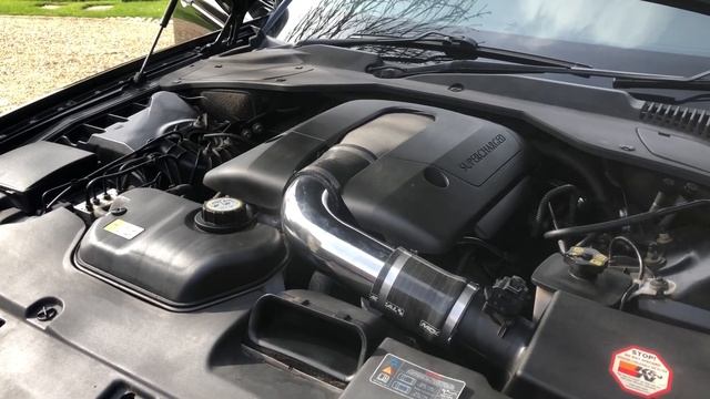 Jaguar X350 XJR 4.2 Supercharged Caldoofy Stage 1 Intake and Quicksilver exhaust sound смотреть онлайн