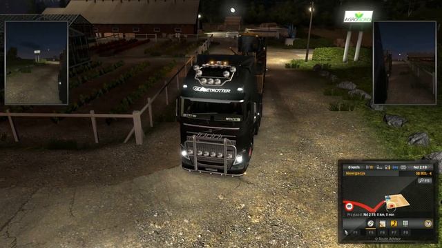 euro truck simulator 2 VOLVO FH 600 night transport excavators смотреть онлайн
