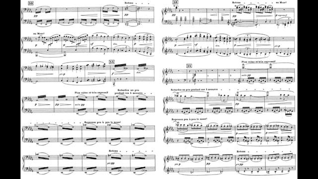 C. Debussy - from "La Mer", Dialogue du vent et de la mer (with score) - Faccini Piano Duo смотреть онлайн