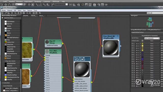 V-Ray 2.0 for 3ds Max - V-Ray 멀티 섭 텍스쳐 смотреть онлайн