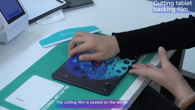 How to Use  TL-168 Plus Cutter Plotter to Cut Tablets Back Skin Sticker for Matepad 10.4