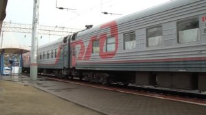 Прибытие ЭП1М-638 с поездом №121 Владикавказ — Санкт-Петербург