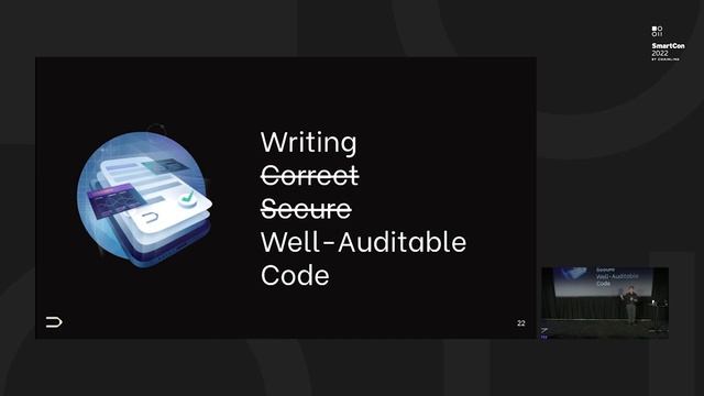 Bug Patterns in Solidity and Smart Contract Auditing   Yannis Smaragdakis at SmartCon 2022