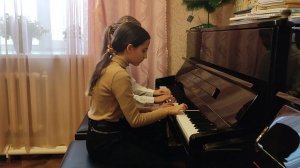 Дуэт пианистов - Дронова Анастасия, Островерхова Дарья - Е. Поплянова "Зонт и дождь"
