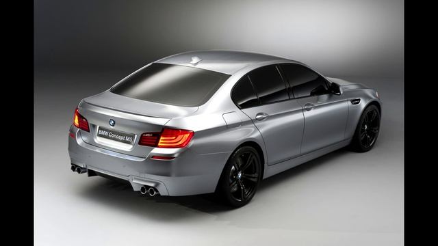 BMW M5 Concept rear view and side