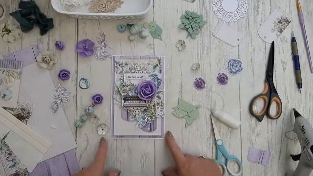 Scrapbooking kartki - jak zrobić? Zapis LIVE z Emilią Lady E Design смотреть онлайн