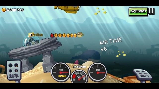 Hill Climb Racing 2 - The MINI POLICE CAR😍 (SuperCar Mod) Gameplay