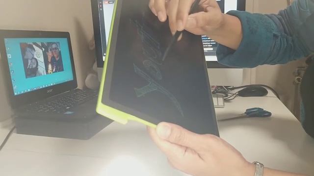 LCD Writing Tablet PassiveCapacitive Stylus  Artist Gloves  Unboxing