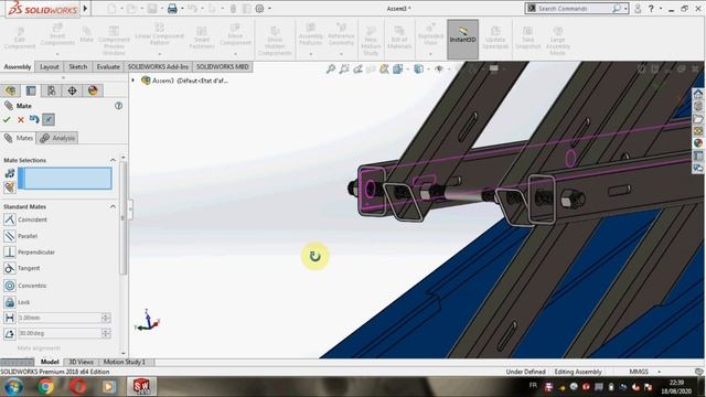 Scissor Lift's Assembly (part13/13) | Solidworks Tutorial | Solidworks Project