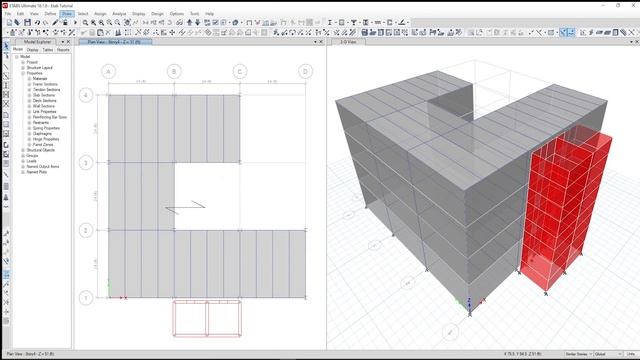 Structural Design and Analysis Tutorial- Part 1: Steel Design| ETABS смотреть онлайн