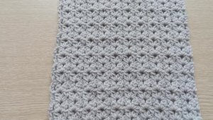 Шарф крючком. Узор для начинающих