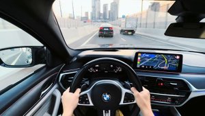 BMW 540i ОТ ПЕРВОГО ЛИЦА | По Москве под A.V.G. & Jakone