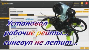 Установил рабочие рейты синевуп не ролит и не питчит