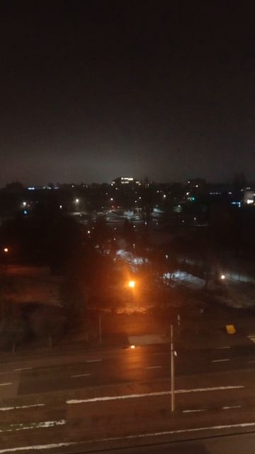 ночной город Калининград красота