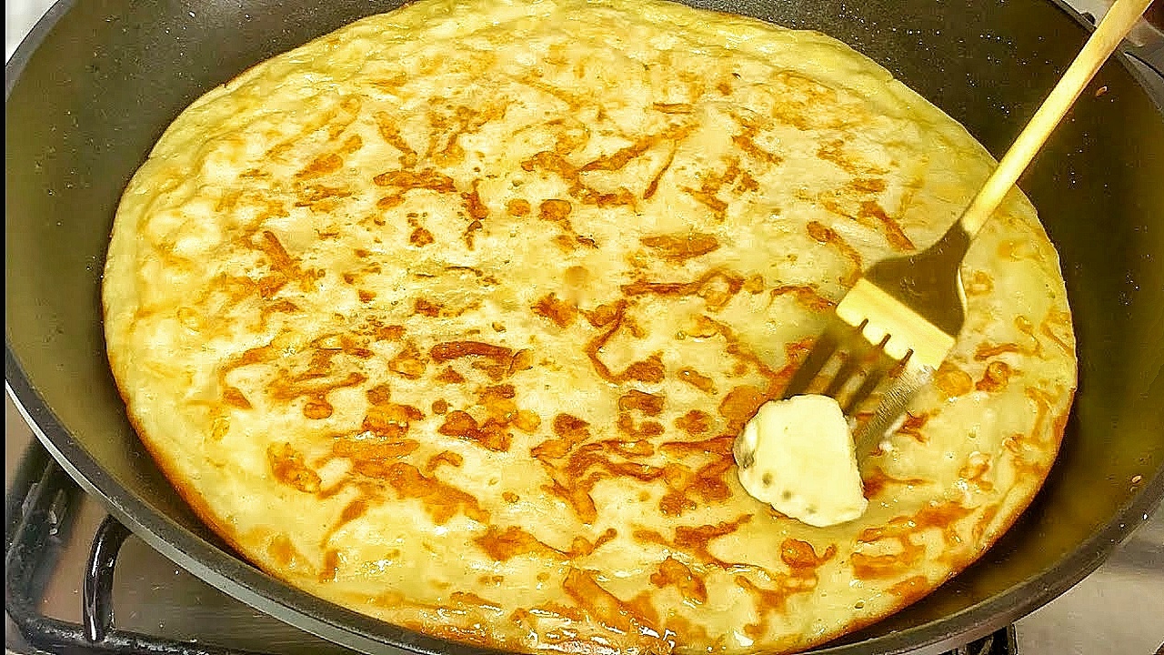 ЗАВТРАК ЗА МИНУТЫ😋✨ | Ленивый хачапури на сковороде без замеса теста✨🤌 Беру 1 яйцо, Кефир, сыр